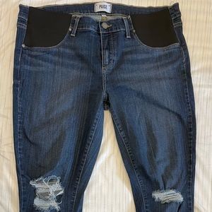 Paige “Verdugo Ankle” maternity jeans - size 34